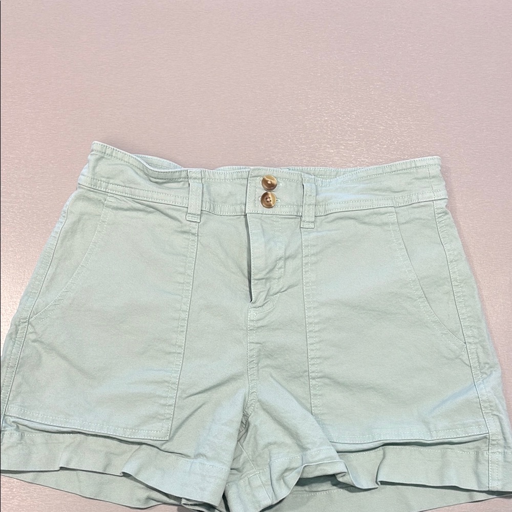 A New Day High Waist Mint Green Shorts